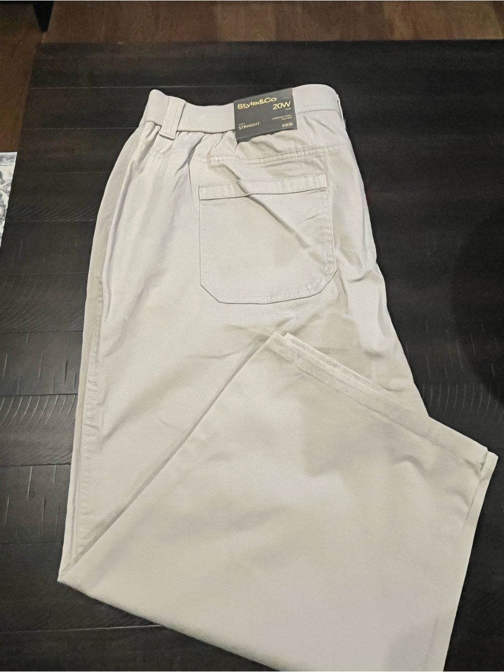 Women’s Style&Co Tan Capris size 20W New! Comfort Waist